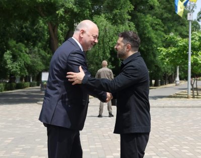 Премиерът Росен Желязков се срещна с украинския президент Володимир Зеленски в Одеса (СНИМКИ)