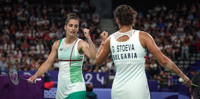 Стефани Стоева и Габриела Стоева са на финал на двойки жени на турнира по бадминтон в Болцано