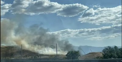 Fire Breaks Out Between Petrich and Sandanski Near the Village of Ribnik