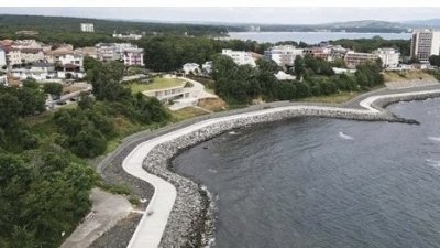 Крайбрежна алея свързва Приморско, Маслен нос и Бегликташ
