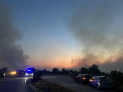 Пожарът в района на Костинброд е овладян