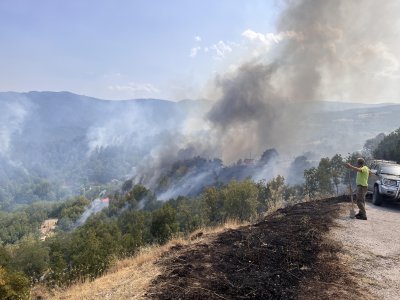 Предупреждение от BG-Alert получиха жители на общините Свиленград и Тополовград заради пожари