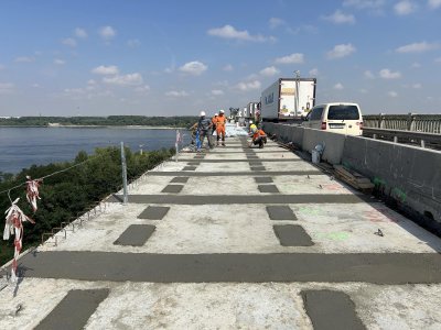 По график продължава ремонтът на "Дунав мост" при Русе
