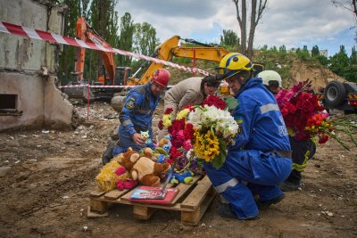 Ден на траур в Киев след масираната руска атака срещу града