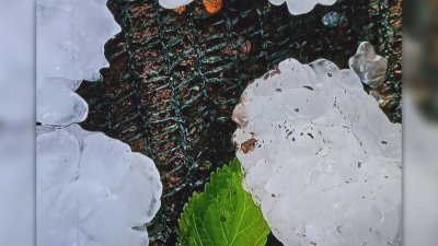 Градушка се изсипа край Елин Пелин (ВИДЕО)
