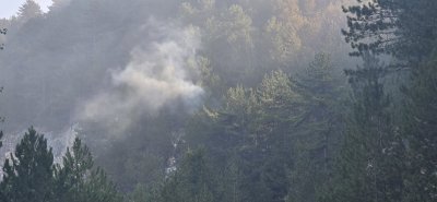 Локализирано е новото огнище, което се запали над Илинденци