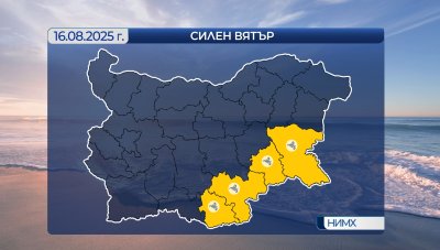 Слънчева и ветровита събота