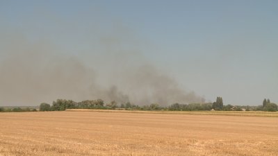 Fire near Tutrakan Brought under Control