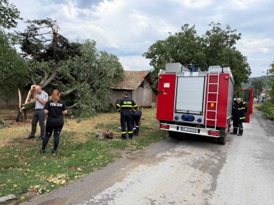 Частично бедствено положение в лясковското село Джулюница след бурята