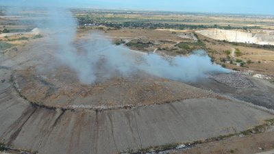 Има ли замърсяване на въздуха след пожара на сметището в Шишманци?
