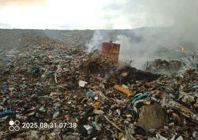 Пожар горя на сметището край пловдивското село Цалапица