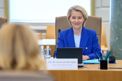 Урсула фон дер Лайен в Латвия: Трябва да поемем по-голяма отговорност за собствената си отбрана