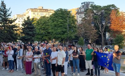 Протест отново настоя за освобождаването на Благомир Коцев и двамата общински съветници