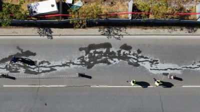 Каква е причината за пропадането на пътното платно на бул. "Панчо Владигеров"?
