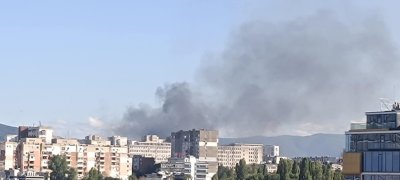 Гори сметище между кварталите "Младост" и "Горубляне" в София