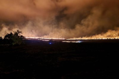 Обявиха частично бедствено положение заради голям пожар край Карнобат