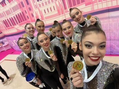 Националният отбор по естетическа гимнастика триумфира на европейското в Будапеща