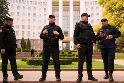 Проруски протест в Кишинев на фона на победата на изборите на проевропейската партия