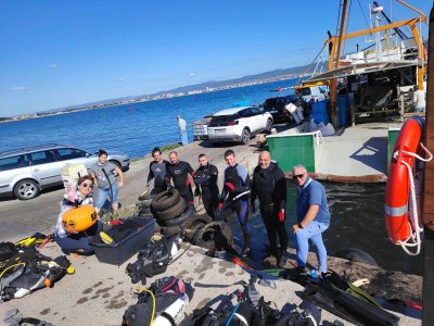 Divers Clean Up Waters Around Old Town of Nessebar