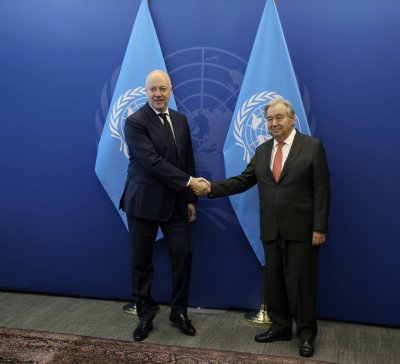 Желязков се срещна с Гутериш