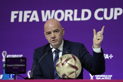 Инфантино: Футболът не може да решава конфликти, но трябва да носи послание за мир и единство