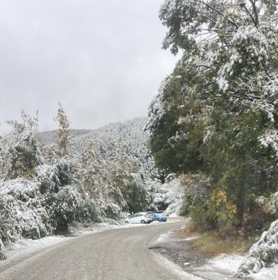 Затвориха пътя за Витоша заради снеговалежа