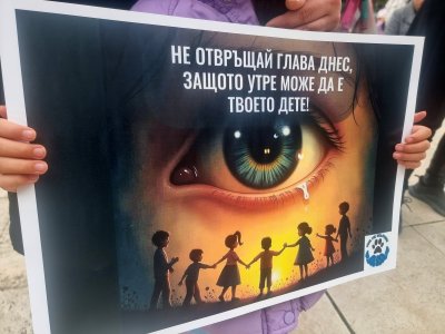 След случая с тормозеното момиченце в Каблешково: Протести срещу насилието над деца се проведоха в десетки градове