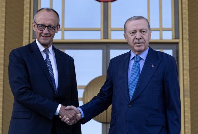 Визита на германския канцлер в Турция