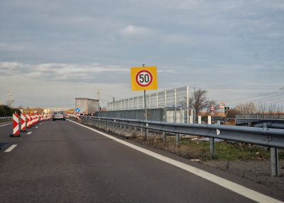 Временна организация на движението на АМ „Тракия“ в област Пазарджик