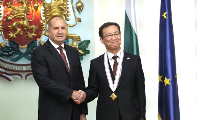 President Rumen Radev Honours Japan’s Ambassador Hisashi Michigami with the Order of the Madara Horseman (PHOTOS)