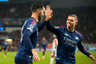 4 от 4 и нова суха мрежа за Арсенал в Шампионската лига