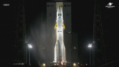 Европейската ракета-носител "Ариана 6" стартира успешно със спътник за наблюдение на Земята