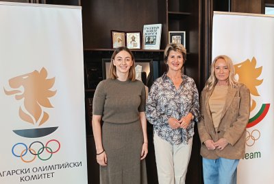 Весела Лечева се срещна с Боряна Калейн и Мария Гроздева, които ще представляват БОК в Лондон