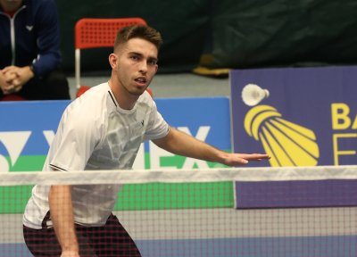 Илиян Стойнов потегли успешно на турнир по бадминтон в Норвегия