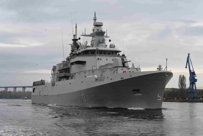 Започнаха ходовите изпитания на многофункционалния модулен патрулен кораб за ВМС