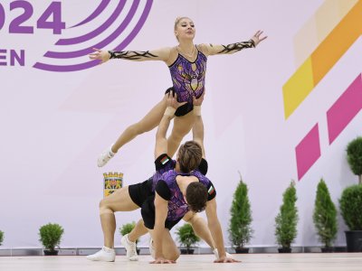 Нови два финала за България на еврошампионата по спортна аеробика