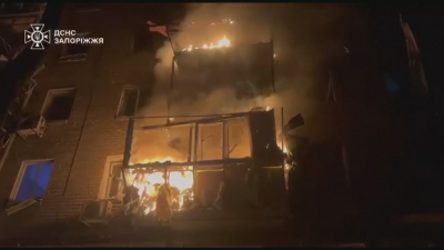 18 души са ранени при нападение срещу Запорожие