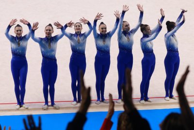 Националният отбор на България за жени е световен шампион по естетическа групова гимнастика