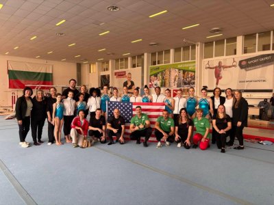 Българската федерация по гимнастика организира приятелска среща между български и американски състезателки