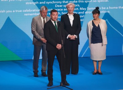 Кметът на Самоков инж. Ангел Джоргов откри световния шампионат по естетическа групова гимнастика