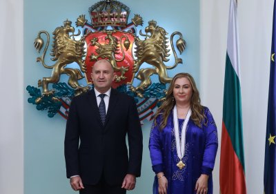 President Radev Awards Iraq’s Ambassador Lina Omar with the “Madara Horseman” Order
