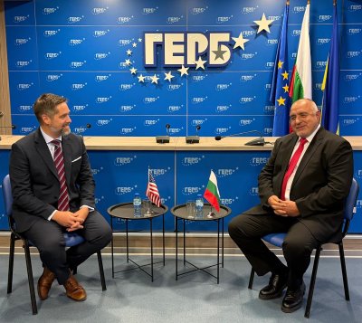GERB Leader Boyko Borissov and US Official Christopher Smith Discussed Key Bilateral Issues at a Meeting in Sofia