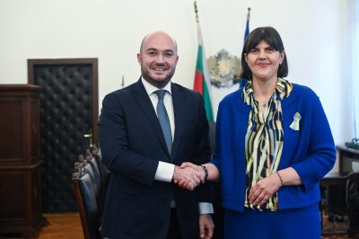 Bulgarian Justice Minister Georgiev Meets European Chief Prosecutor Laura Kövesi in Sofia