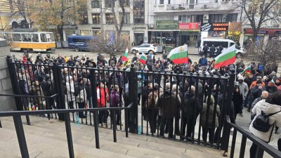 Протест на привърженици на "Величие" (СНИМКИ)