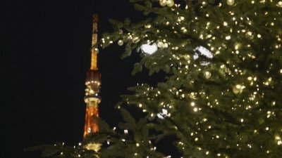 Коледа в Япония: Стотици хиляди лампички осветиха Токио