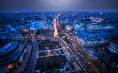 Служители на Електроцентрали Букурещ ELCEN компанията която осигурява топлинна енергия