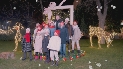 Деца от украинската общност у нас със специален музикален поздрав към българския народ