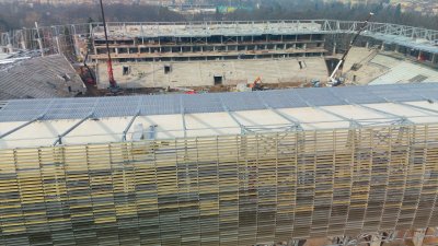 ЦСКА се похвали: Най-модерният стадион в България се оформя с бързи темпове