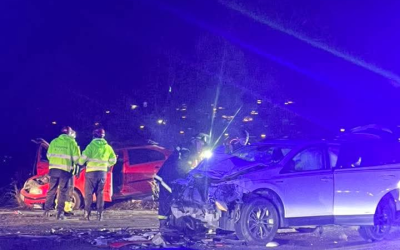 Five Injured in Head-On Collision near Vladaya