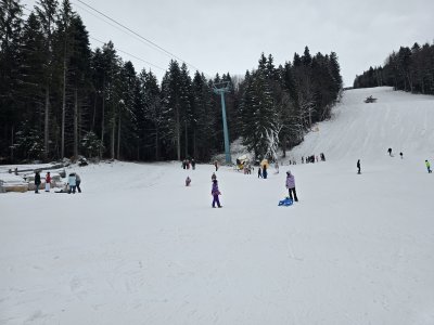 Във втория ден от новата година много хора избраха ски